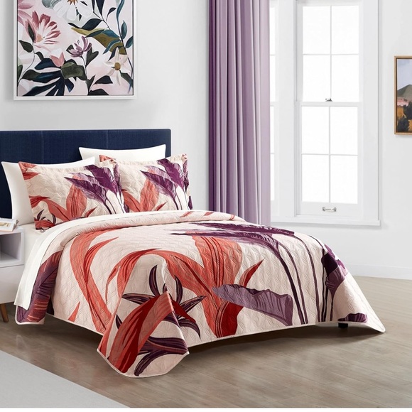 NY&C Trident Quilt Set, King Size - Picture 2 of 4